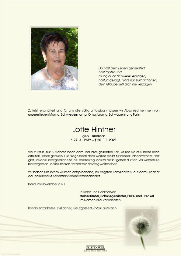 Lotte Hintner